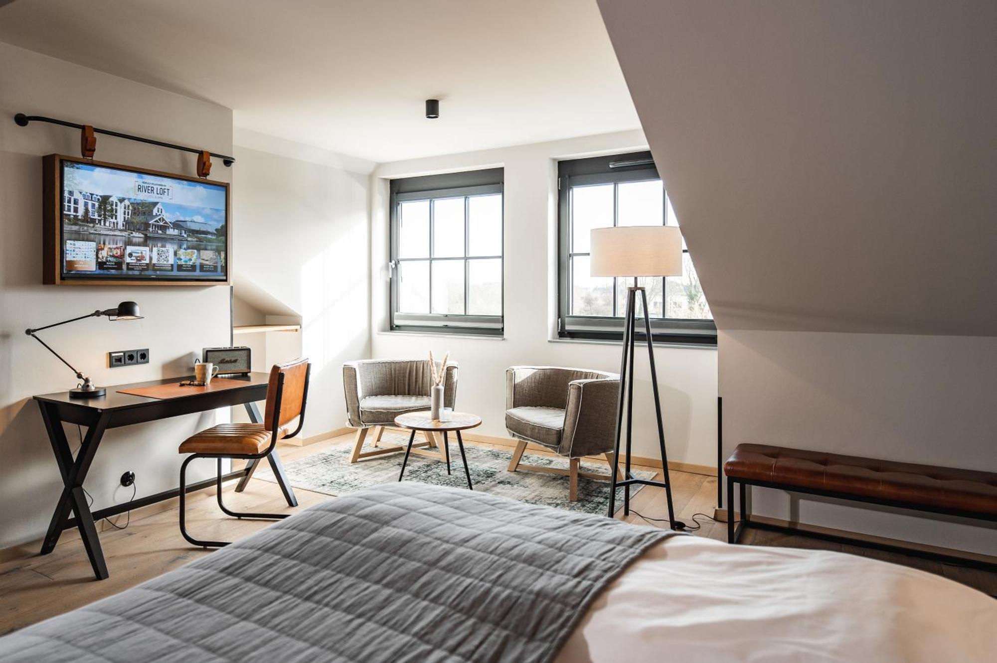 River Loft Hotel & Spa Brunsbuttel Exteriör bild